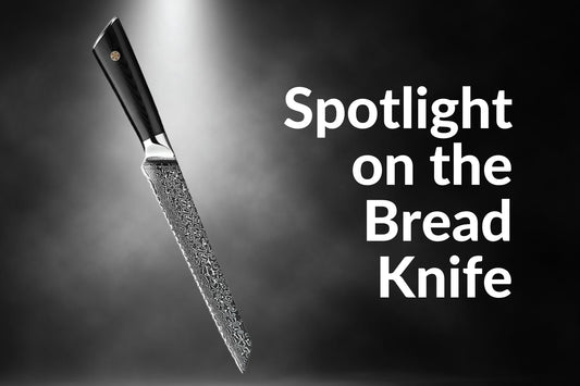 Spotlight en el cuchillo de pan
