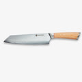 Haruta Cuchillo de chef Kiritsuke japonés de acero damasco VG10 de 8 pulgadas con mango de madera y funda