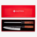 Minato Box set Juego de cuchillos de chef y acero
