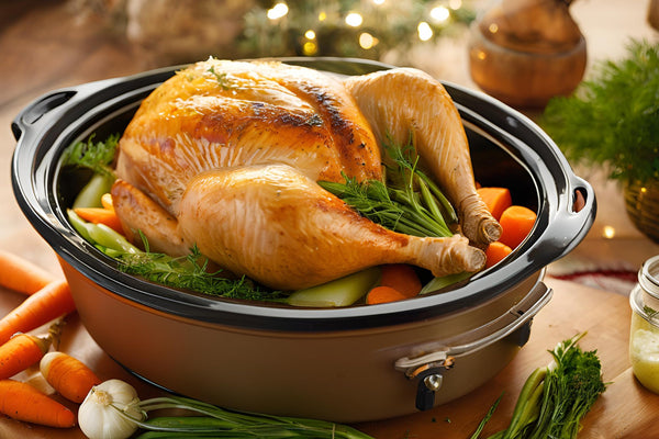 Juicy and Tender Crockpot Turkey