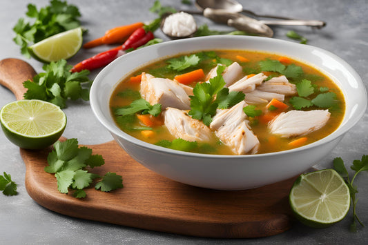 Caldo de Pollo or Hearty Chicken Soup with Vegetables