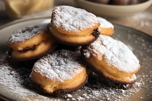 Oreos fritos clásicos con azúcar en polvo