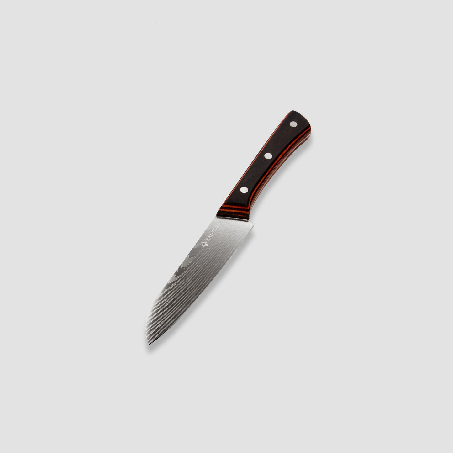 Yuhi Juego de cuchillos de cocina con diseño de Damasco de 6 piezas con mangos de madera de Pakka y caja de regalo