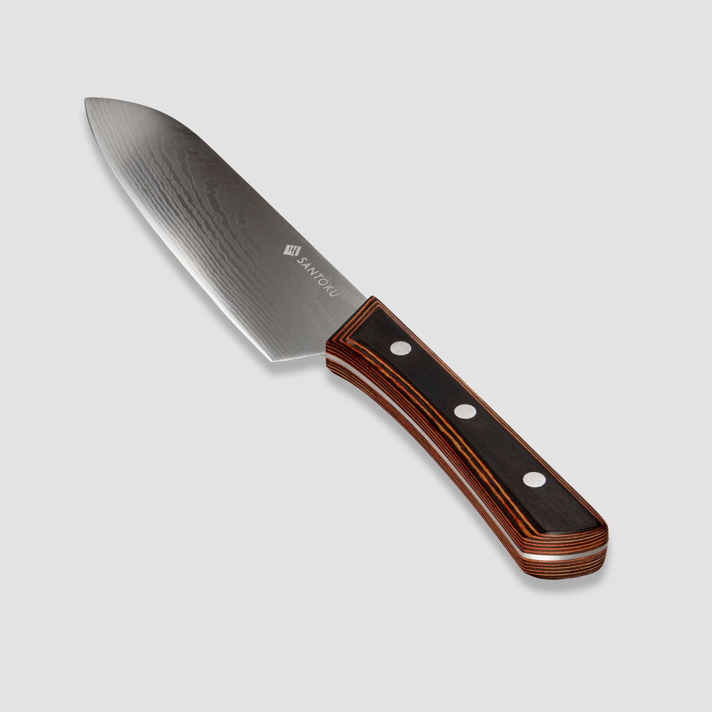 Yuhi Juego de cuchillos de cocina con diseño de Damasco de 6 piezas con mangos de madera de Pakka y caja de regalo
