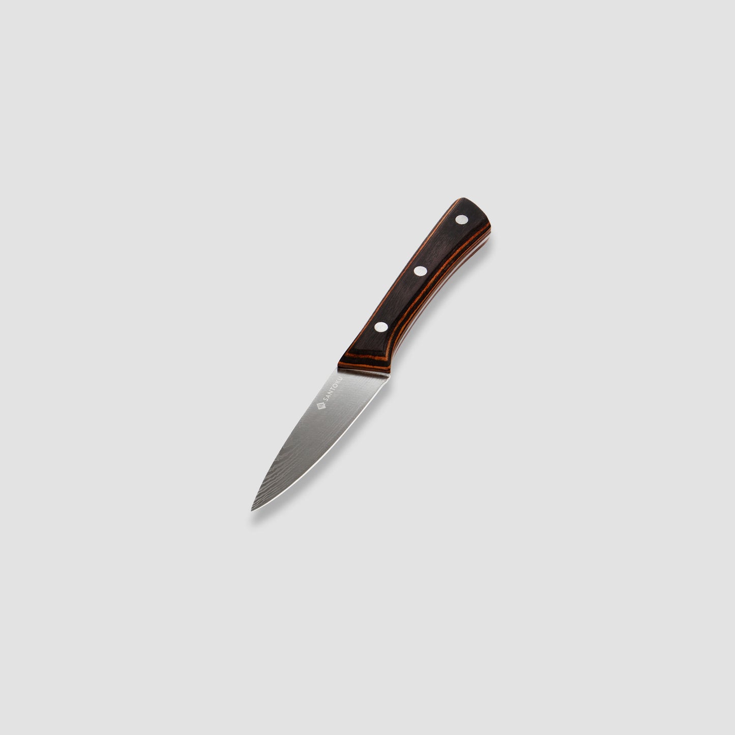Yuhi Juego de cuchillos de cocina con diseño de Damasco de 6 piezas con mangos de madera de Pakka y caja de regalo