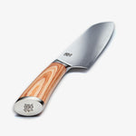 Haruta de 7 pulgadas VG10 Damasco Steel Santoku Cuchillo con mango de madera y vaina
